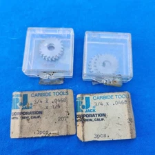 Lot of 6 Robb-Jack 3/4 x .0468 x 1/4 Solid Carbide 20-teeth Saw Blades - new