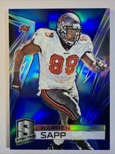2014 Panini Spectra Warren Sapp Prizms Blue #46/49 Buccaneers