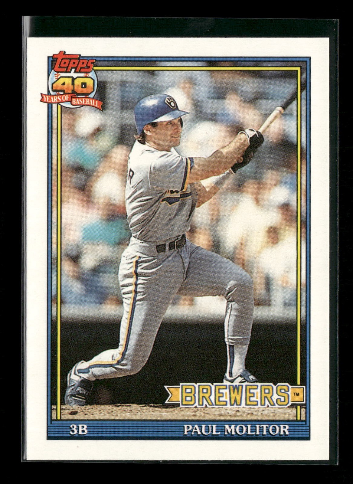 1991 O-Pee-Chee #95 Paul Molitor Milwaukee Brewers