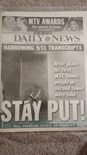 Ny Daily News CITY FINAL Newspaper Excellent Condition 8/29/03 Ny Daily News CITY FINAL Newspaper Excellent Condition 8/29/03