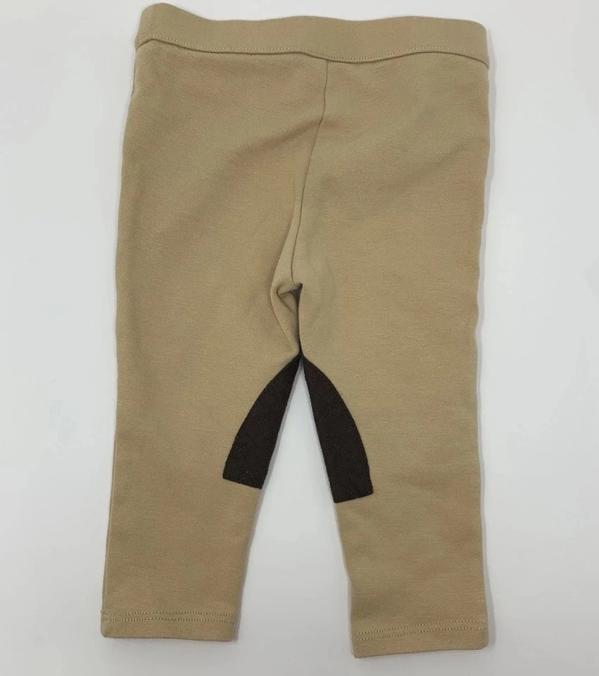 Pantalones de montar Janie and Jack Baby Girls 12-18 meses caqui Ponte Jodhpur Foto 3 de 4