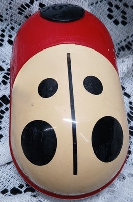 HOMEDICS Red Black White Lady Bug Battery Operated Massager Vibration Works