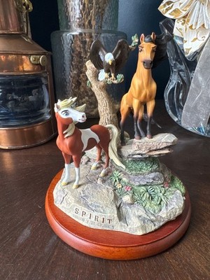 Breyer Spirit Rain Friends Forever Porcelain Diorama #59002 w/02 catalogue READ