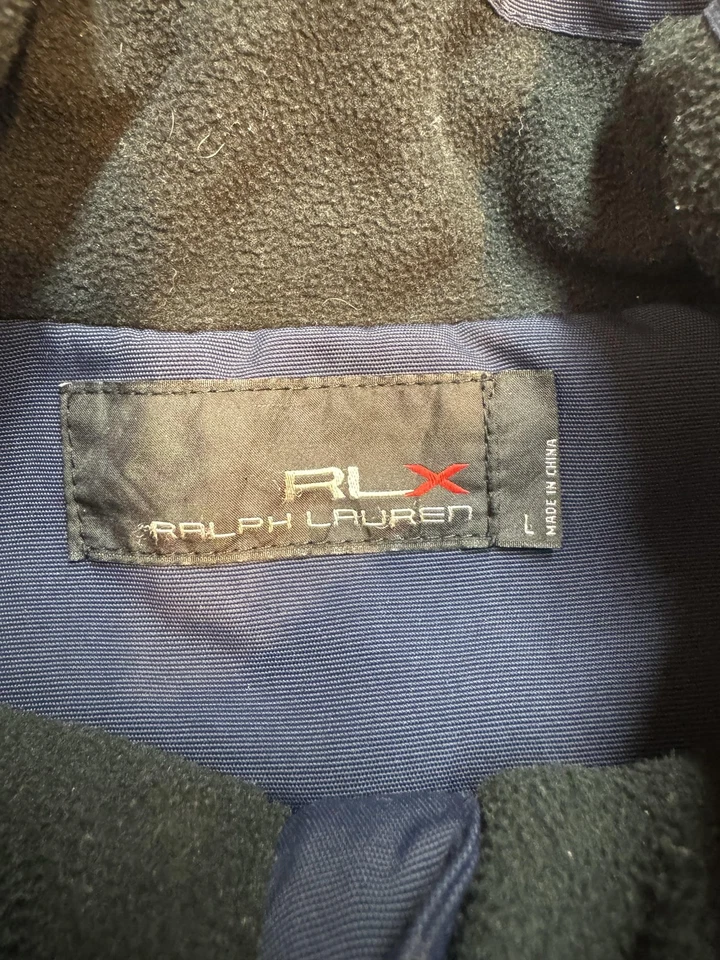Ralph Lauren RLX Chaqueta Para Hombre Grande Azul Marino Cremallera Completa Abrigo Exterior Foto 2 de 4