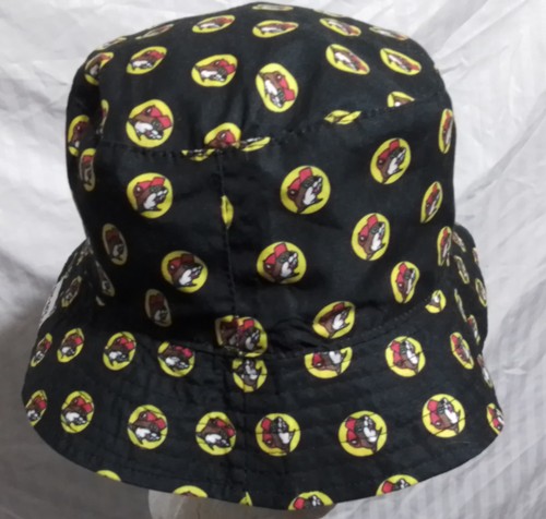Buc-ee’s Fischerhut schwarz UPF 50+ Allover Bibermuster Erwachsene Einheitsgröße Bucees - Bild 3 von 7