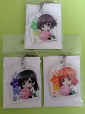 Girls & Panzer Final Chapter Acrylic Key Chain Set of 3 Anglerfish Team