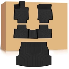 Floor Mats Cargo Mat For 2019-2025 Toyota Rav4 Anti Slip Trunk Liner All Weather