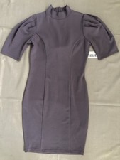 FASHION NOVA “LABANGA” Women’s Simple Casual Midi Dress- Lavender (Small)