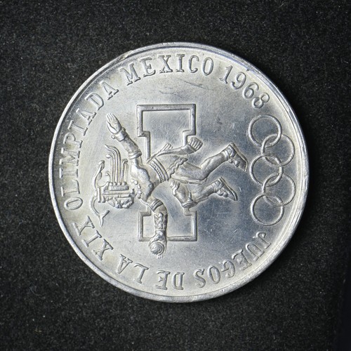 1968-MO Mexico 25 Pesos .720 Silver AU++ (bb18117)