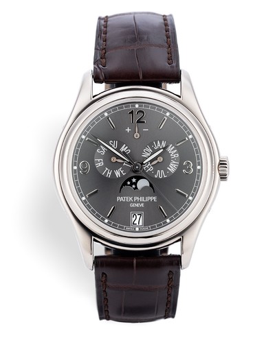 Patek Philippe 'Ardoisè' Annual Calendar Moonphase with Power Reserve 5146G-010 - 第 1/8 張圖片