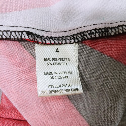 Emma & Michele Damen Größe 4 schwarz & rot Muster Stretch ärmellos Maxikleid - Bild 16 von 19