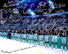 1985  CHICAGO  BEARS  -  11  X 14   GLOSSY  SIGNED  PHOTO  REPRINT