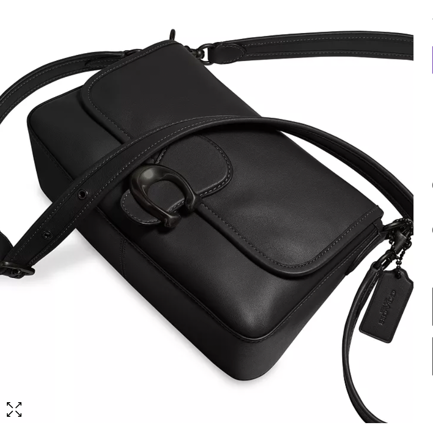 Coach Soft Tabby Leather Shoulder Bag BLACK/GUNMETAL eBay