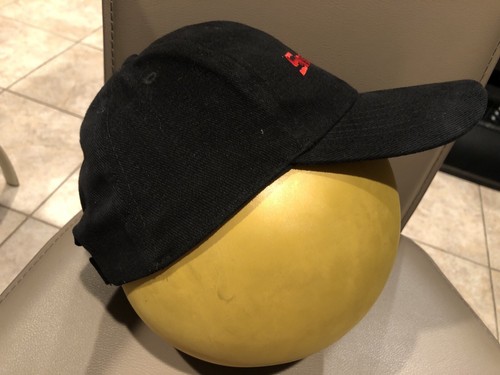 Snap-on Red Logo All Black Cap Hat Almost Mint  - Picture 3 of 6