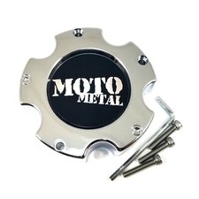 Moto Metal Chrome Center Cap 5-12od Bolt Closed For 5l Mo961 Mo964 Mo909b5139