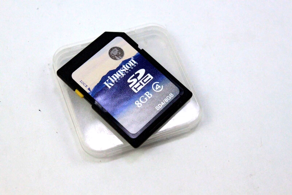 Kingston 8GB 8G SDHC SD Class 4 Memory Card geuine 4MB/s for Camera Camcorder - Image 2 of 3