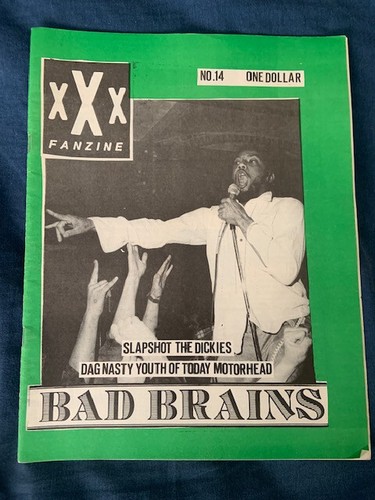 xXx fanzine 14 Bad Brains Youth of Today Motorhead Dickies Slapshot Dag Nasty