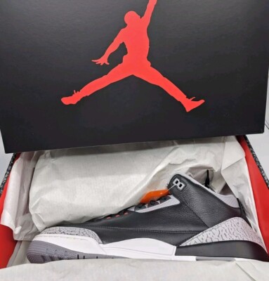 Size 14 - Air Jordan 3 Retro OG 2024 Black Cement Ready To Ship DN 3707-010 | eBay