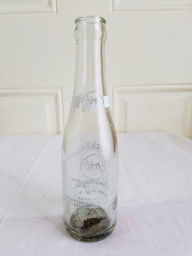 Black Bear Soda Bottle, St. Francis, Wisconsin 7 fl. oz. - Picture 2 of 5