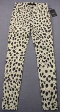 JOES Made in USA Womens Cheetah Print Skinny Ankle Jeans NWT Sz 23 24 x 28 $168