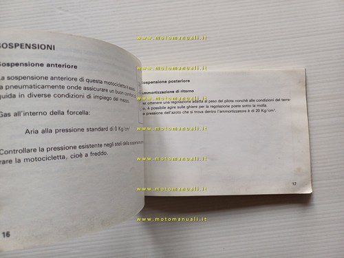 Honda XL 125 R2- XL 125 R-PD avv. elettr. 1984-85 manuale uso ITALIANO originale - Foto 10 di 10