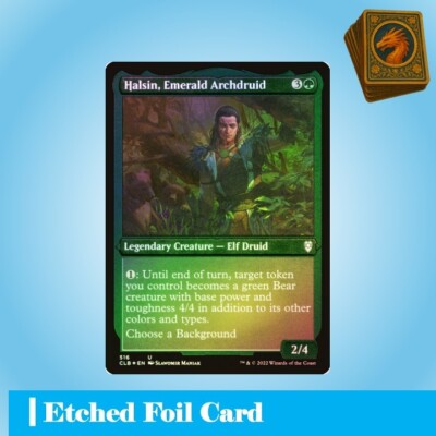 Halsin, Emerald Arch Druid | MTG | Baldur's Gate | NM | EN | U | Etched Foil