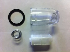 Replacement Glass Bowl, filter spring and gasket to fit Bosch Supply Pumps