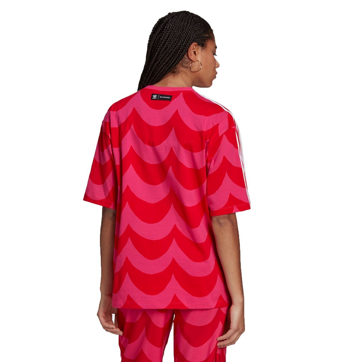 Adidas X Marimekko Shirt Wave Designer Oversize Tee Sport