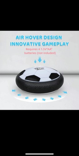 HOVER BALL SOCCER FOOTBALL INDOOR GAME SAFE FUN GLIDING FLOATING FOAM GLIDE BASE - Picture 5 of 9