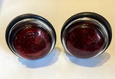 Lucas L488 Lamp Pair, New Lamps with Original Lenses