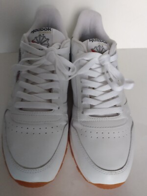 Reebok Classic Men s Running Shoe SIZE 10.5 Athletic Sneaker White Trainers #651