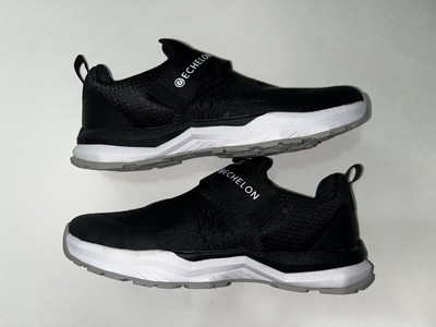 Echelon Slip on Biking Shoes Women's Size 8.5 Men s Size 6.5 Black and White