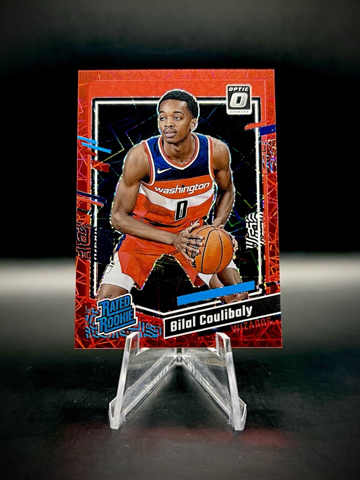 ❤️2023-24 Donruss Optic #243 Bilal Coulibaly Red Velocity Prizm /299 Rookie RC