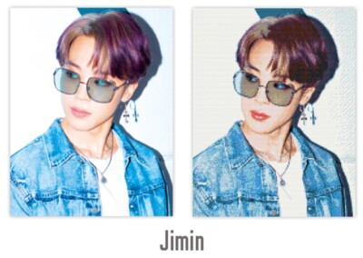完成品BTS CUBIC PAINTING Dynamite BTS Cubic Painting 4 (DYNAMITE Painting Cubic Painting