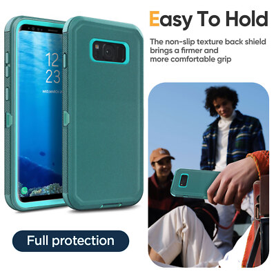 Galaxy S8 + Case, [Full body] [Heavy Duty Protection] Shock Reduction / Bumper Case Without Screen Protector for Samsung Galaxy S8 Plus 2017 Release