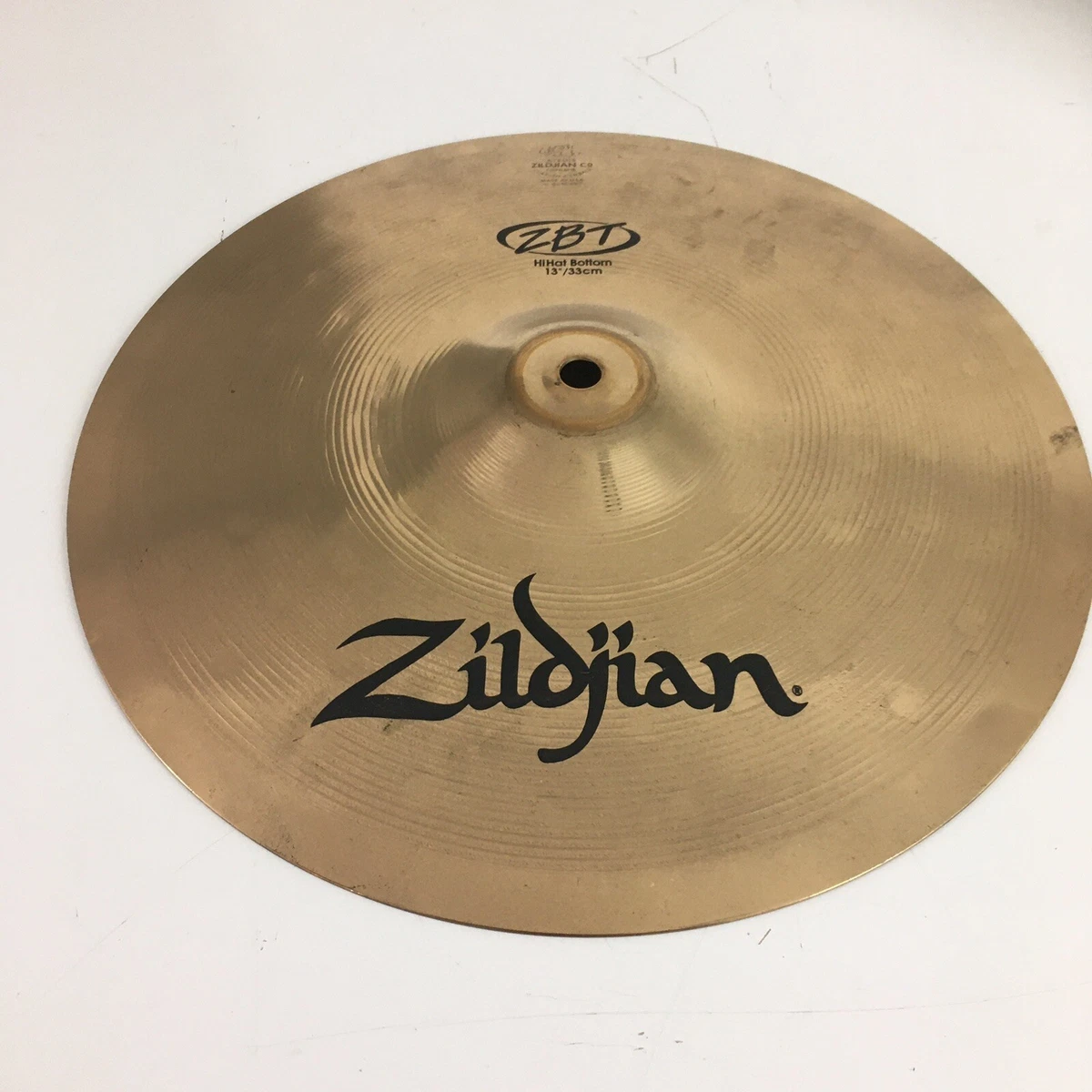 2 Zildjian ZBT Hi Hat Cymbals Top Bottom 13 Rare Genuine Turkish Made In USA