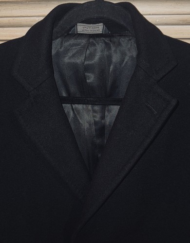 CARDINAL OF CANADA Solid Notched Collar Coat, 95% Wool 5% Cashmere 40L $795 - Picture 5 of 14