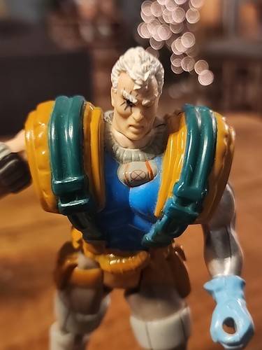 Marvel Uncanny X-Men X-Force Cable 5" Figura Toybiz 1992 Clobber Acción - Imagen 2 de 9