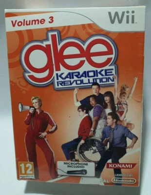 Glee Karaoke Revolution: Volume 3 bundle with Microphone Nintendo Wii NEW - Bild 1 von 4
