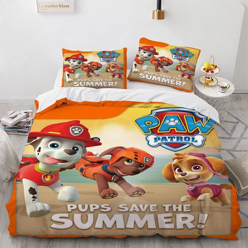 Trapuntino Copripiumino Paw Patrol Ragazze Bambini Federa Set Biancheria Letto Singolo Matrimoniale UK - Foto 16 di 43