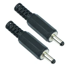 2x 1.3mm x 3.5mm DC Male Power Plug Jack Connector Laptop