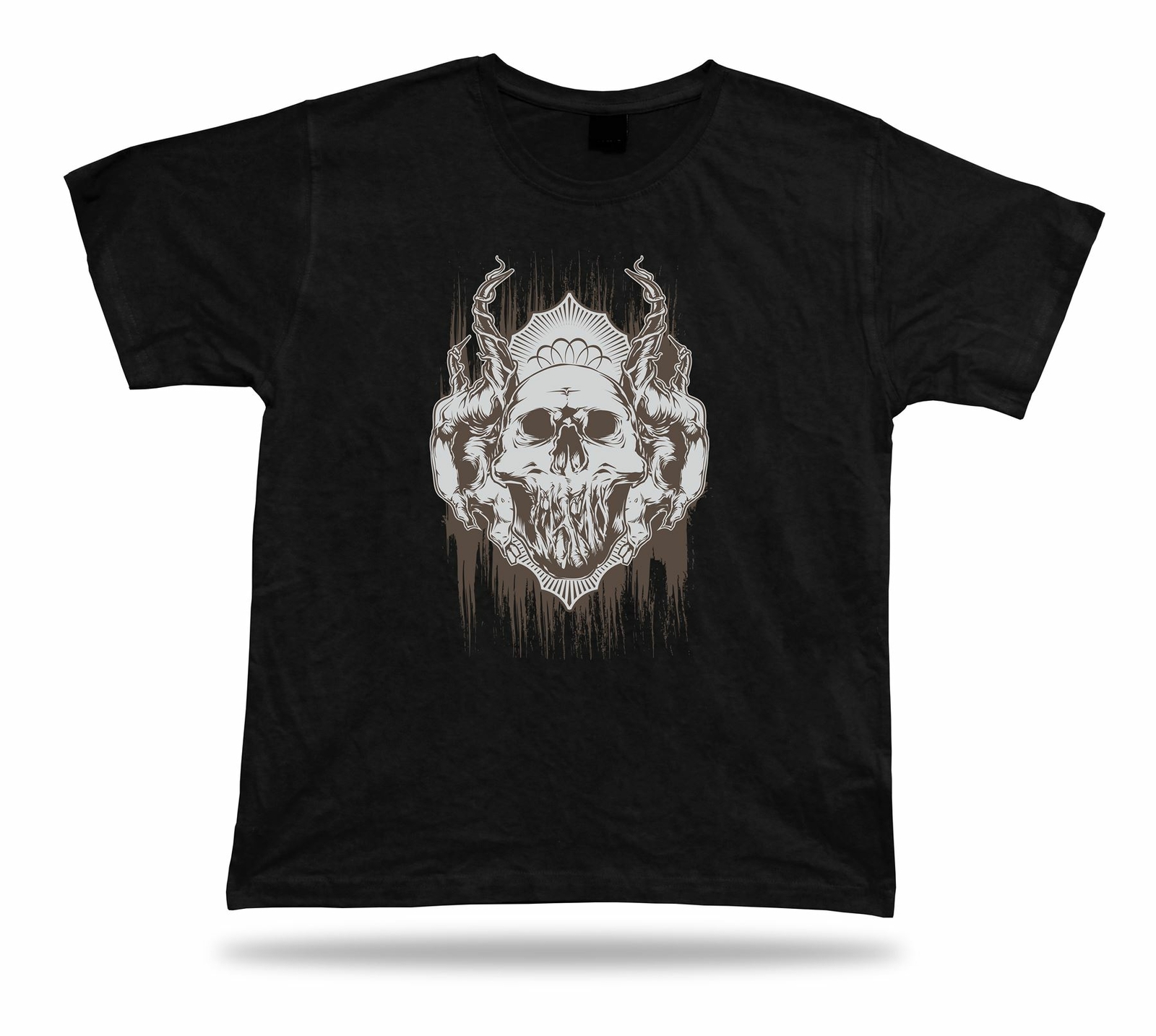 Tshirt Tee Shirt Birthday Gift Idea Royal Celebrity Creepy Skull Gothic Emblam