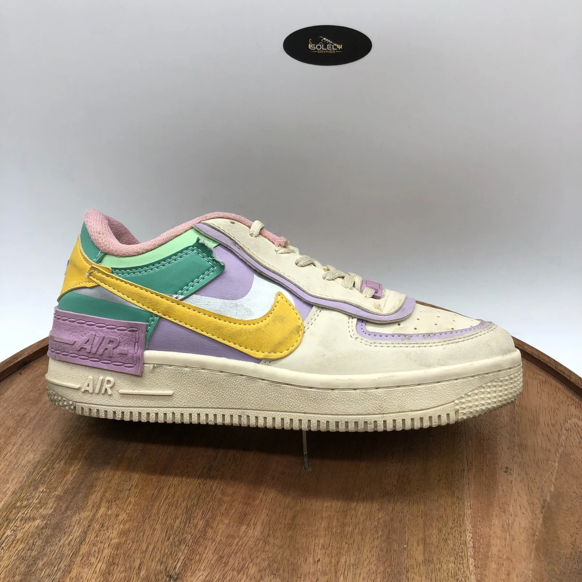 Nike Air Force 1 Shadow White Ivory Orange Sneakers CI0919 101