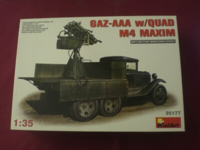 Maquette GAZ-AAA Avec Quadruple M4 Maxim – 1/35 – MiniArt – Neuf