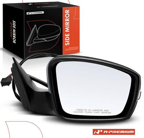 A-Premium Passenger Powered Heated Mirror w/ Turn Signal for VW Passat 2012-2015