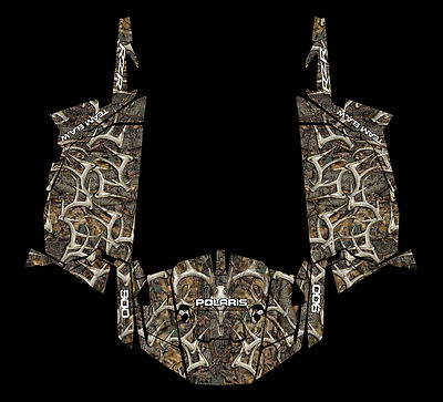 2015 Polaris 900 xp RZR BushWolf Skull camo Design Decal Graphic Kit ...