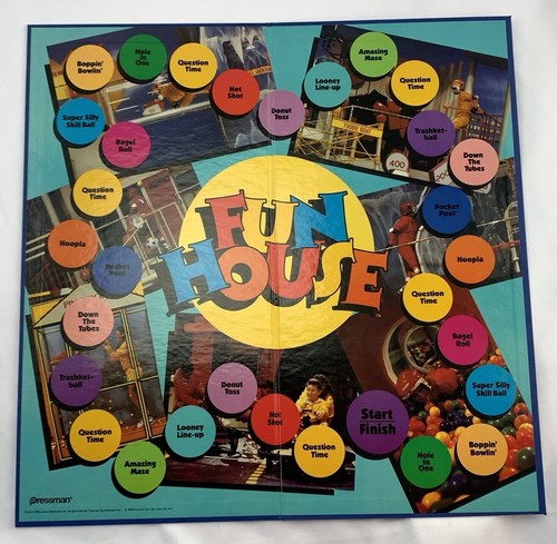 1988 Fun House Game by Pressman Complete in Good Condition FREE SHIPPING - Picture 5 of 7