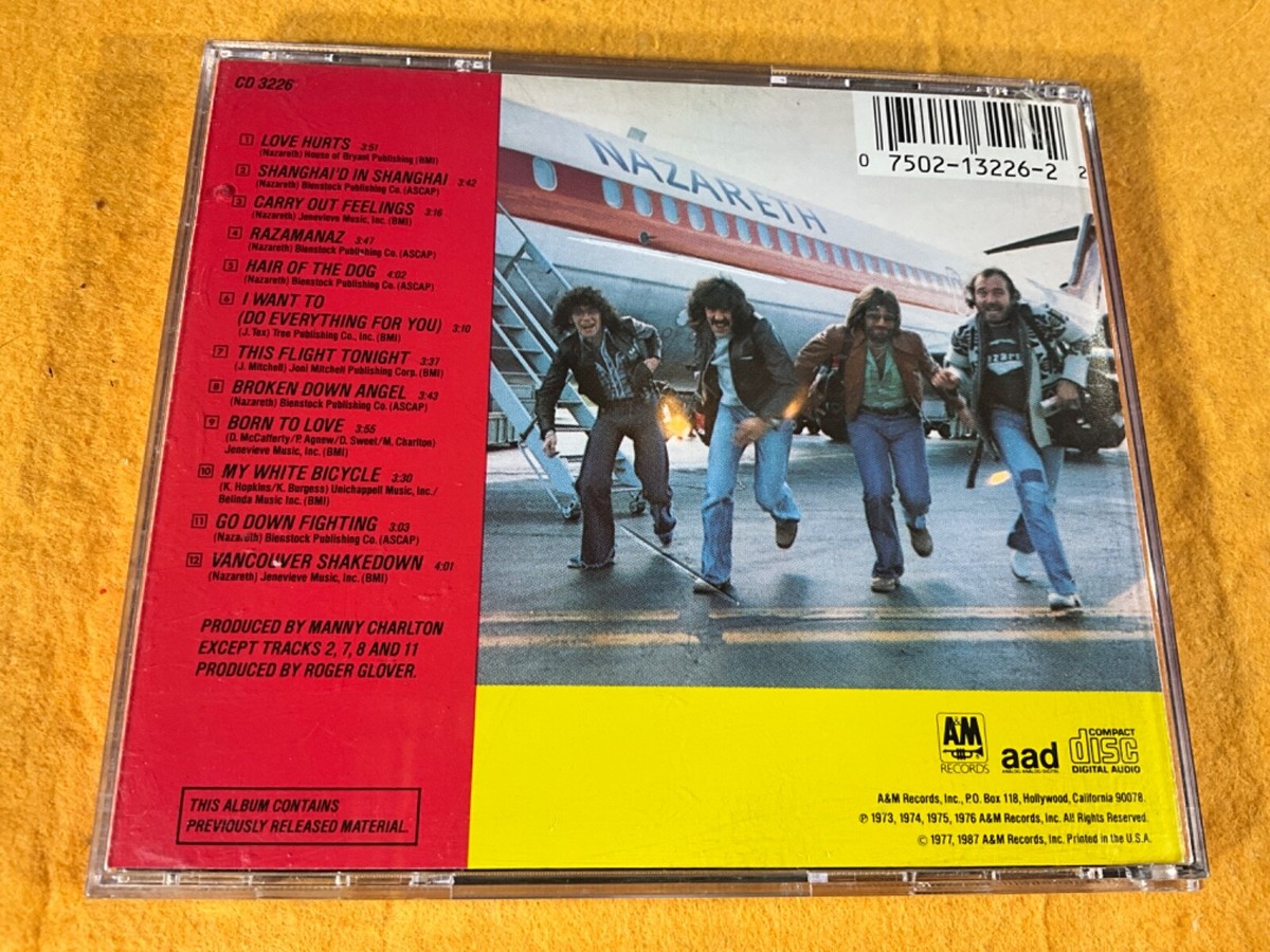 W10-20 NAZARETH Hot Tracks - 1987 - CD 32S6 - ROCK / HARD ROCK | eBay