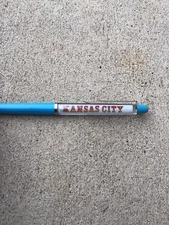 Vintage Eskesen Made In Denmark Floaty Pen: Kansas City, MO Skyline Buildings