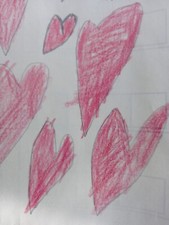 DIGITAL DOWLOAD - Original artwork - Love Hearts